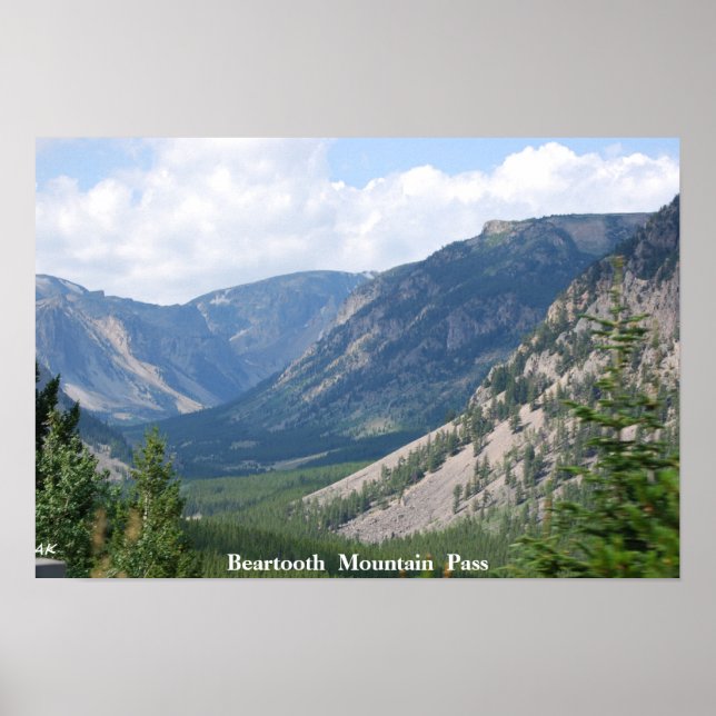Póster No 33 - DSC, H-27 - Beartooth Mountain Pass,Alpine (Frente)
