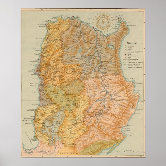 Póster No 7 Luzón (Frente)