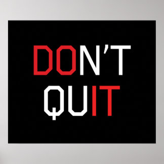 Póster No abandonar