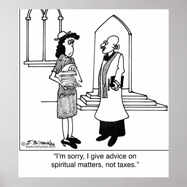 Póster No aconsejo impuestos (Frente)