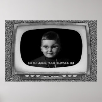 Póster No ajustar tu televisor