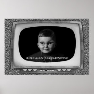 Póster No ajuste su televisión