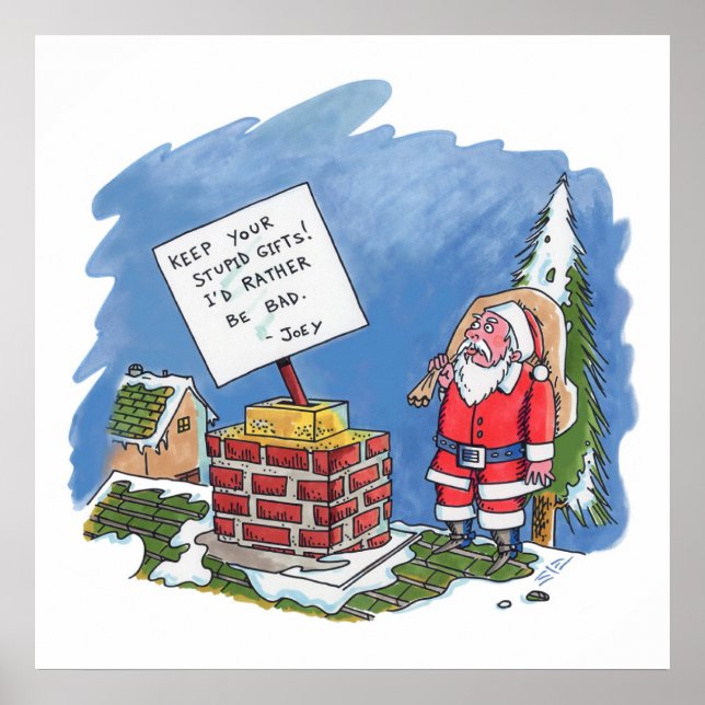 Póster No al poster de Santa Matte (Frente)