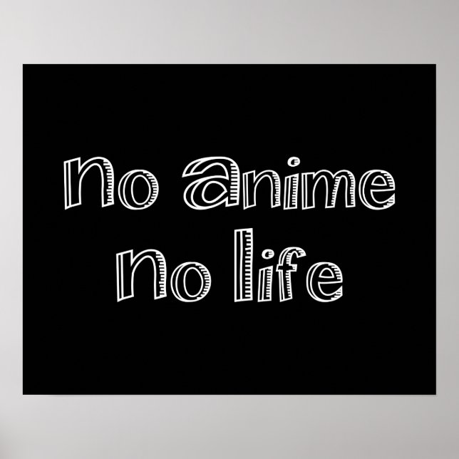 Póster no anime no life poster (Frente)