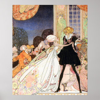 Póster ¡No bebas! Art Nouveau de Kay Nielsen