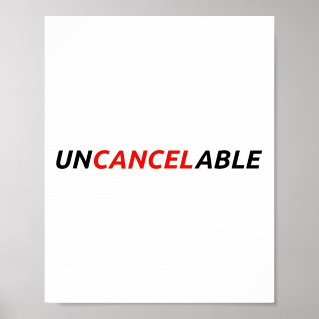 Póster No cancelable Hacer resistencia libre de voz contr (Frente)