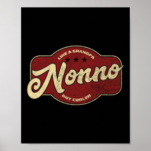 Póster No como un abuelo pero más frío - Nono italiano