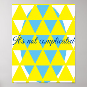 Póster No complicado