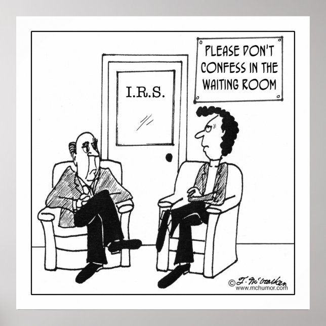 Póster No confieses en la sala de espera (Frente)