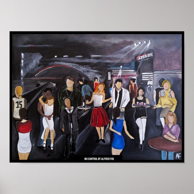Póster No Control Painting by Alfred Fox Poster (Frente)