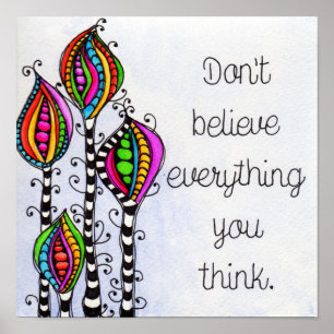 Póster No creas todo