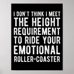 Póster No Creo Que Cumple Con El Requisito De Altura De R