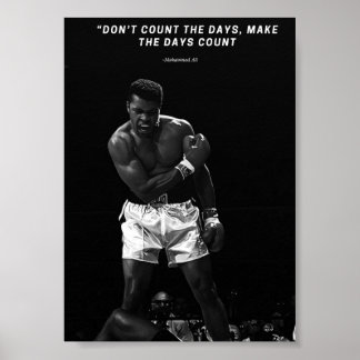 Póster No cuentes los días, haz que los días cuenten – Mu