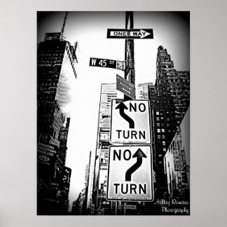 Póster No dar vuelta atrás