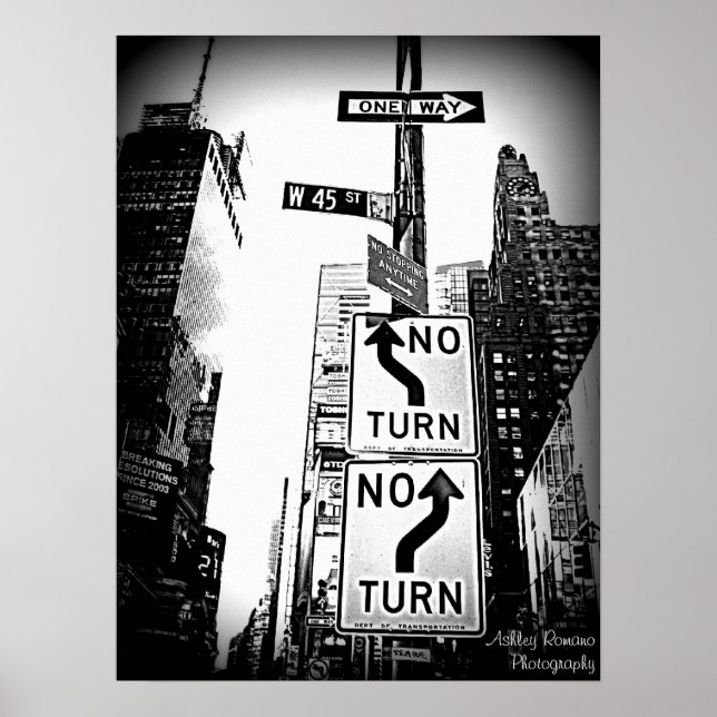 Póster No dar vuelta atrás (Frente)