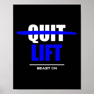 Póster No Deje De Levantar El Ascensor Gimnasio Construcc