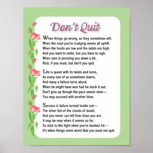Póster No dejes el poema