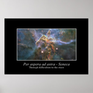 Póster No dejes que la adversidad te impida alcanzar las 