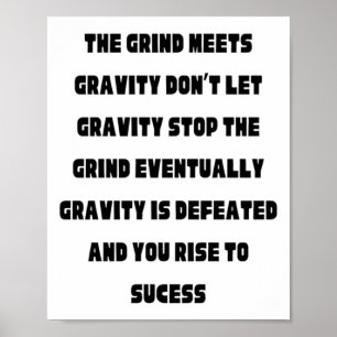 Póster No dejes que nada te pare Pegatina