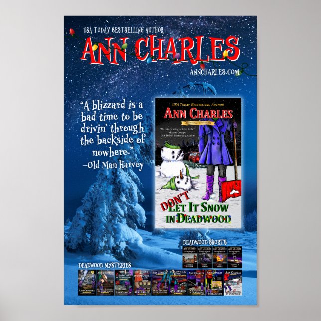 Póster No dejes que nieve en la poster Ann Charles de Dea (Frente)