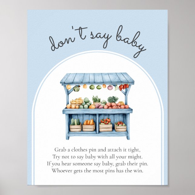 Póster No digan que los pequeños agricultores comercializ (Frente)