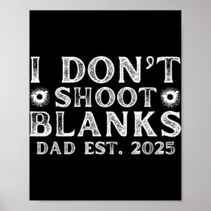 Póster No Disparo Blanks Papá Est 2025 Revelación de Géne