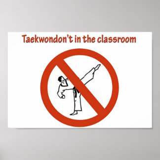 Póster no en el aula