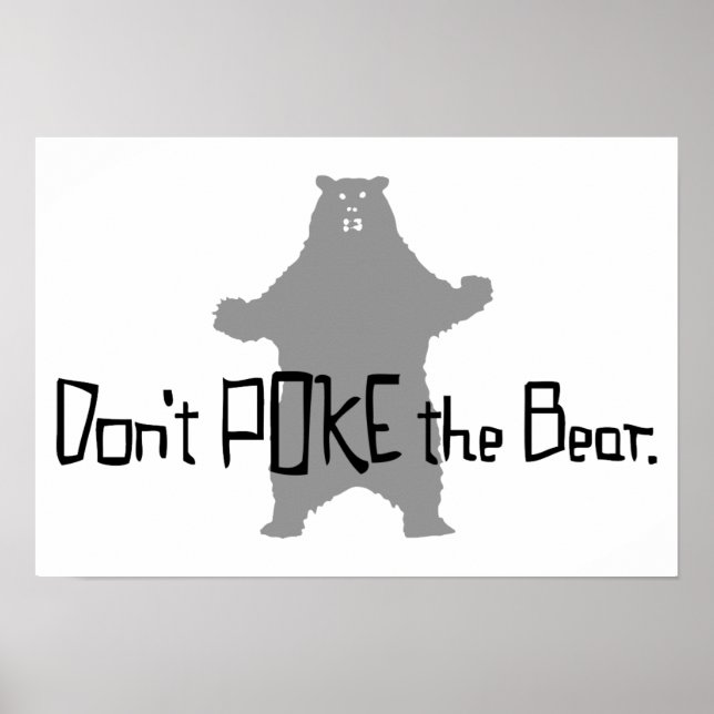 Póster No enganche el OSO (Frente)