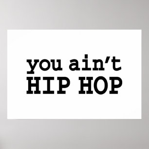 Póster no eres HIP HOP