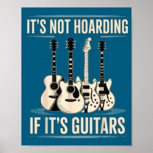 Póster No Es Acaparar Si Guitarras Guitarra