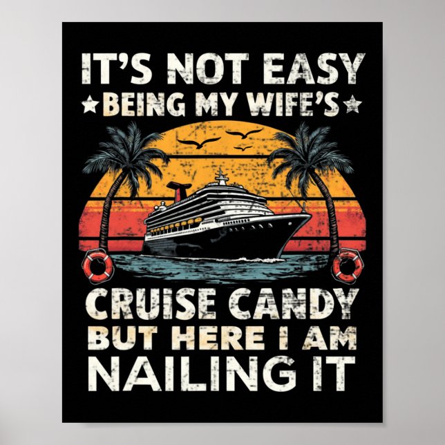 Póster No es fácil ser el Cruise Candy Retro Fu de mi esp (Frente)