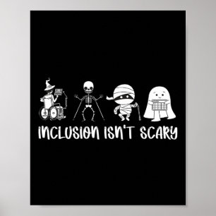 Póster ¿No es la temible profesora Skeleton Ghost Cute Ha