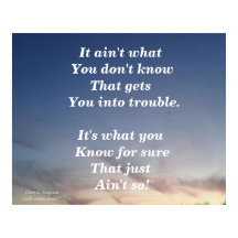 NO ES LO QUE NO SABES