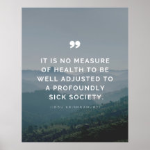 No es medida de salud - Jiddu Krishnamurti