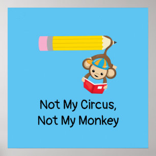 Póster No es mi circo, no mi mono