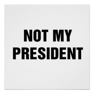 Póster No es mi presidente