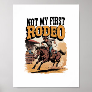 Póster No es mi primer rodeo del oeste
