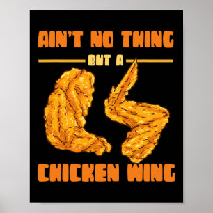 Póster No es nada más que comida de ala de pollo Ala de p