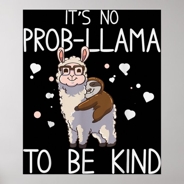 Póster No es problema de llama ser amable (Frente)