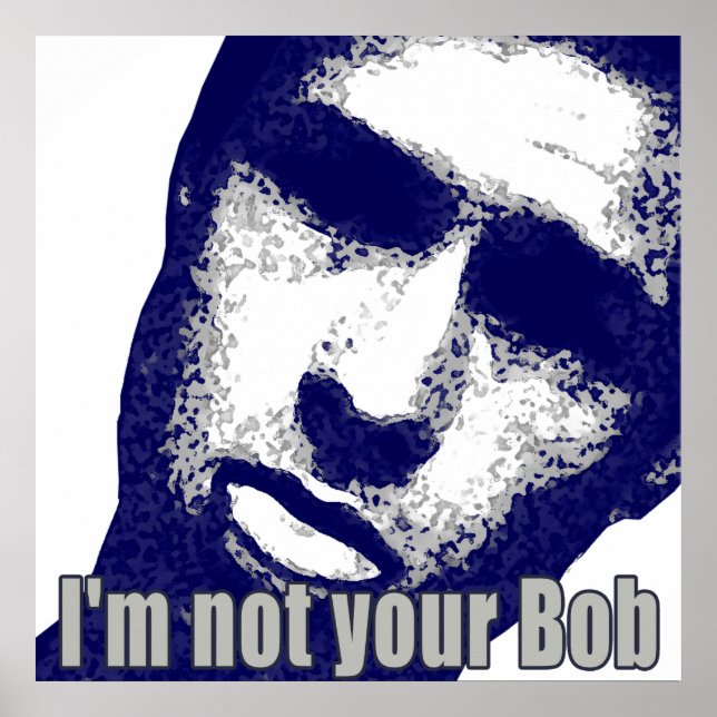 Póster No es tu lengua Bob (Frente)