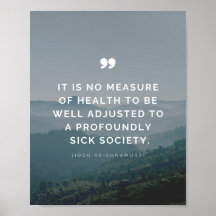 No es una medida de salud - Jiddu Krishnamurti