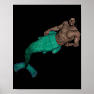 Póster No es una sirena. Es una criada de hombres.