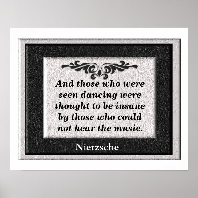 Póster No escuchar la música (Frente)