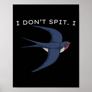 Póster No escucho Pájaro, Amantes de Pájaro, Bi gracioso