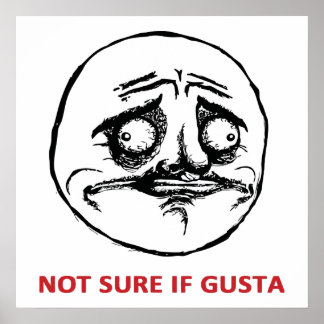 Póster No está seguro si Gusta - Poster