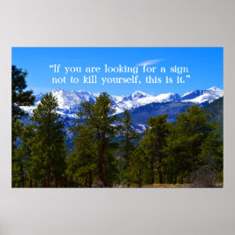 Póster No está solo/poster de soporte