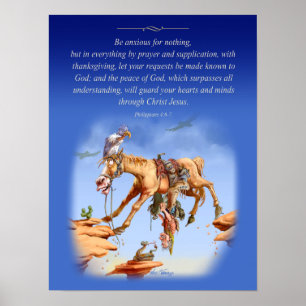 Póster No estés ansioso