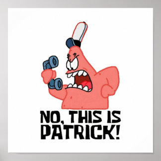 Póster No, esto es Patrick