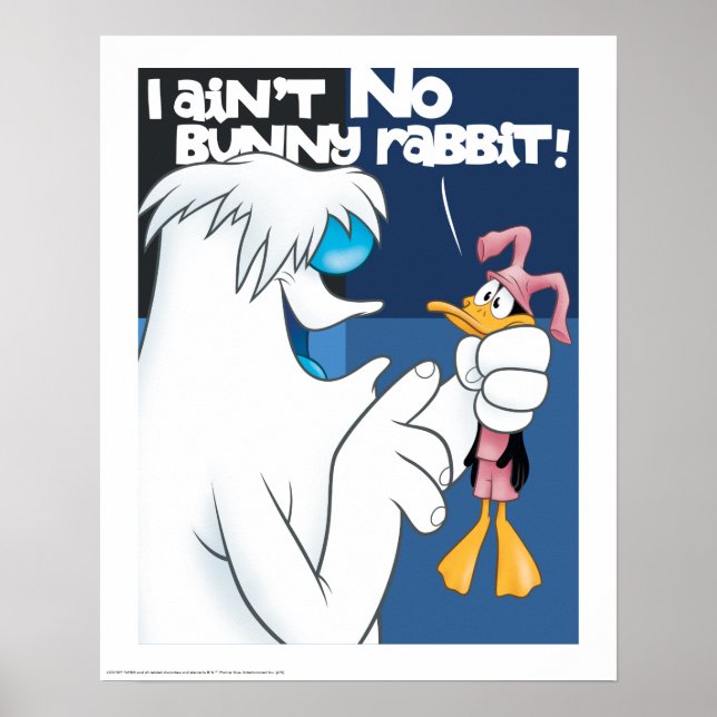 Póster "No estoy conejo conejo conejo" Hugo & DAFFY DUCK™ (Frente)