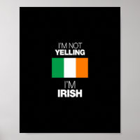 no estoy gritando que soy irlandés